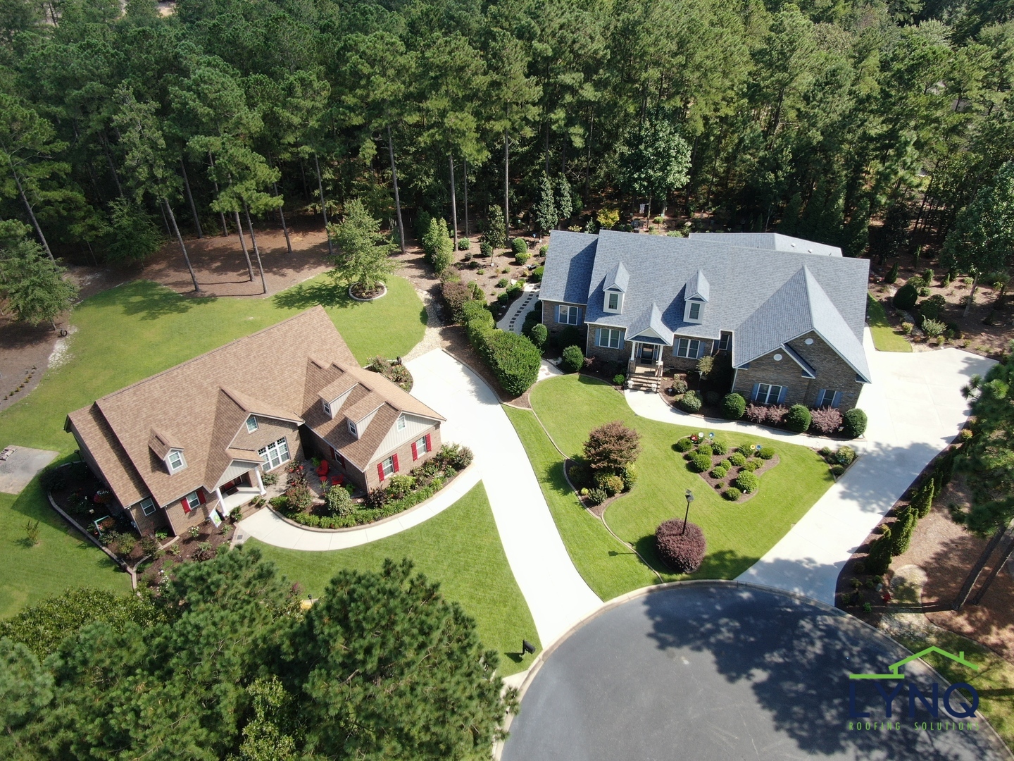 Well-maintained residential roof served by LYNQ Roofing in Gaffney